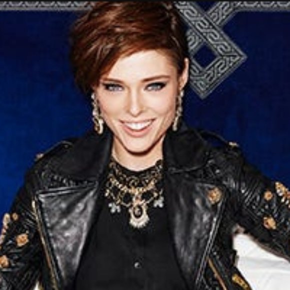 Coco Rocha x BaubleBar 2014 Collection Cosmic Dust Aztec Bib Statement Necklace